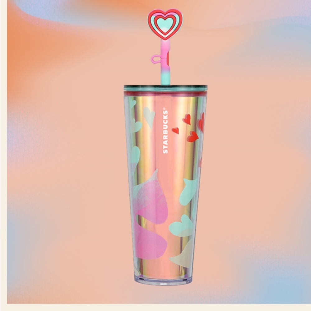 Starbucks Hydrangeas and Hearts Cold Cup 24oz